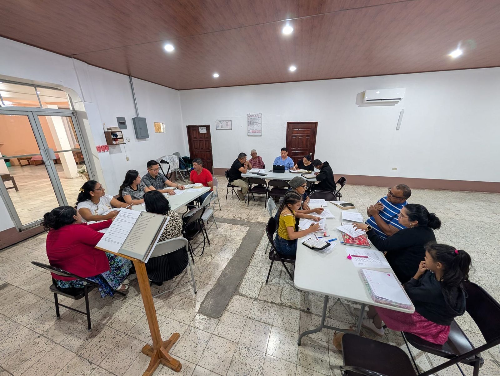 Volunteers and prayer partners supporting the work
