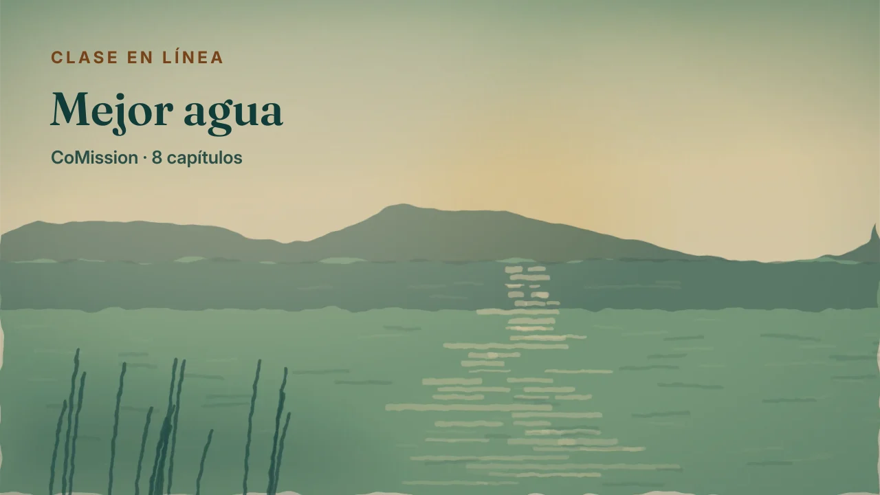 Portada: Mejor agua — un testimonio que se acuerda y que le cuenta a cualquiera.