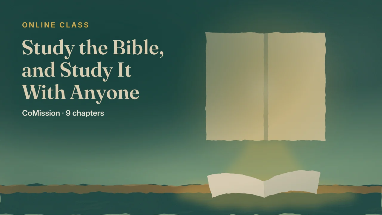 Study the Bible, and Study It With Anyone — feed yourself, reach anyone, open it up