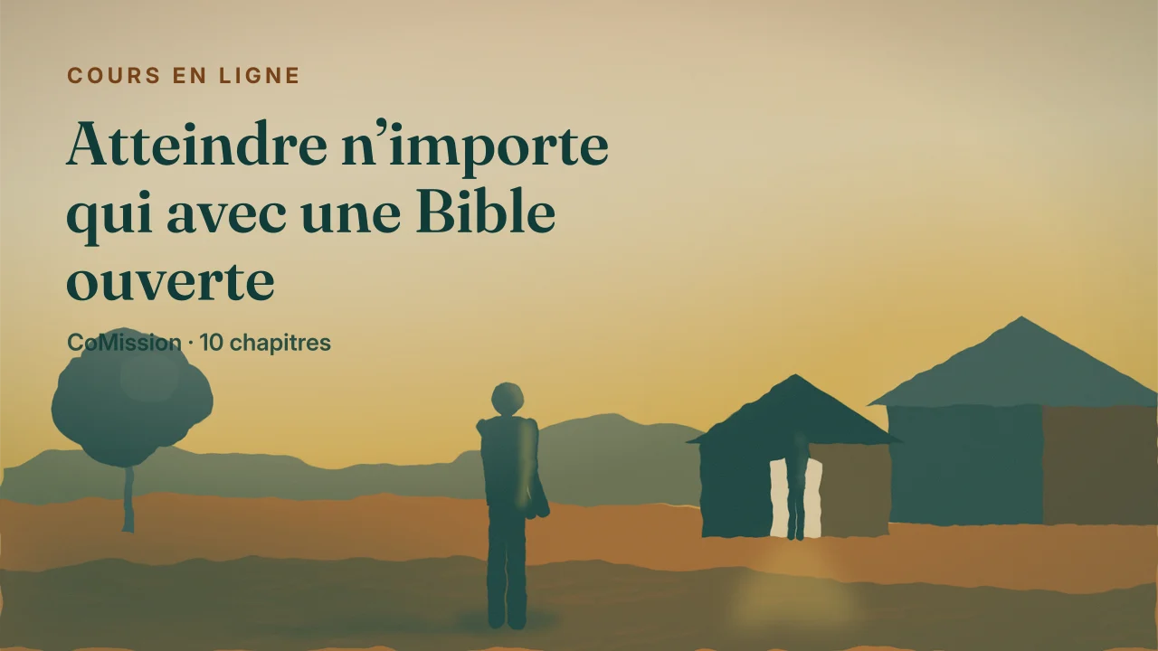 Couverture : Atteindre n’importe qui avec une Bible ouverte — les mots, le passage, et le premier nom de votre liste.