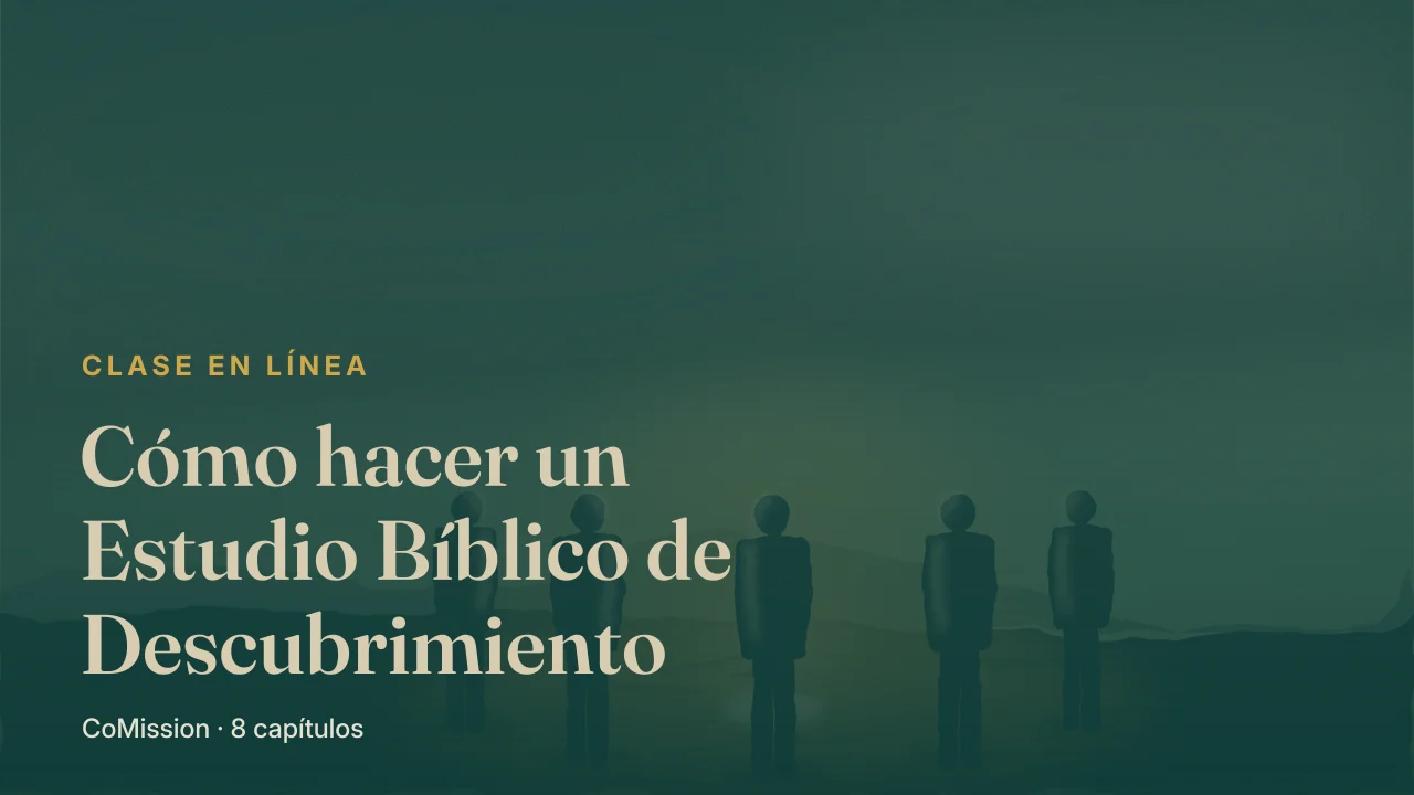 Portada: Cómo hacer un Estudio Bíblico de Descubrimiento — un pasaje, tres pasos.