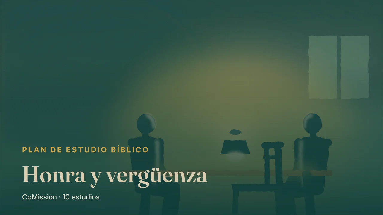 Honra y vergüenza — un manto de luz que desciende para cubrir a una figura inclinada
