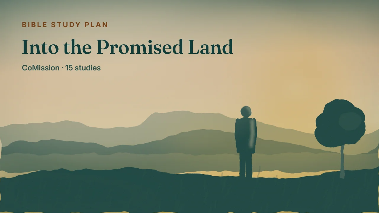 Into the Promised Land — a wide valley seen from a ridge at first light