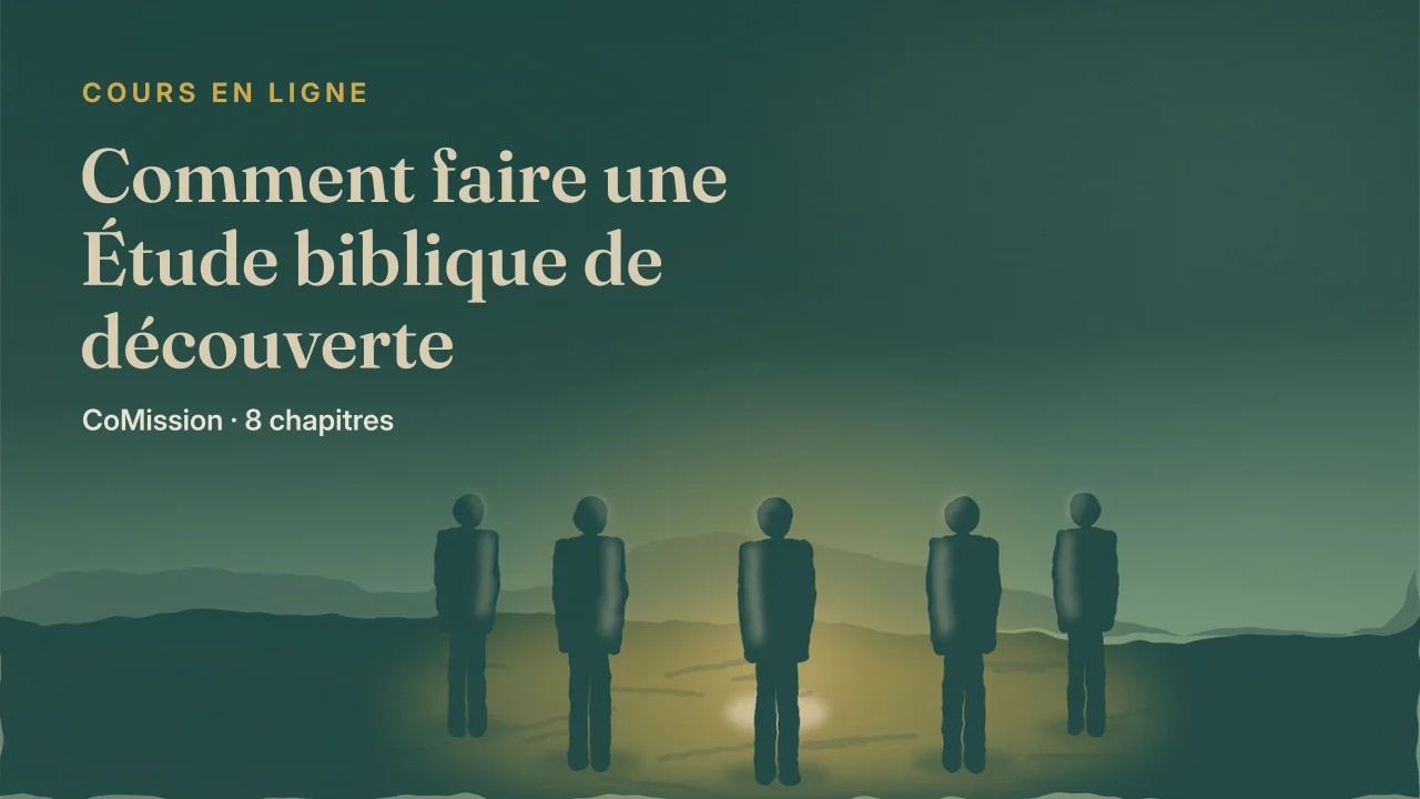 Couverture : Comment faire une Étude biblique de découverte — un passage, trois étapes.