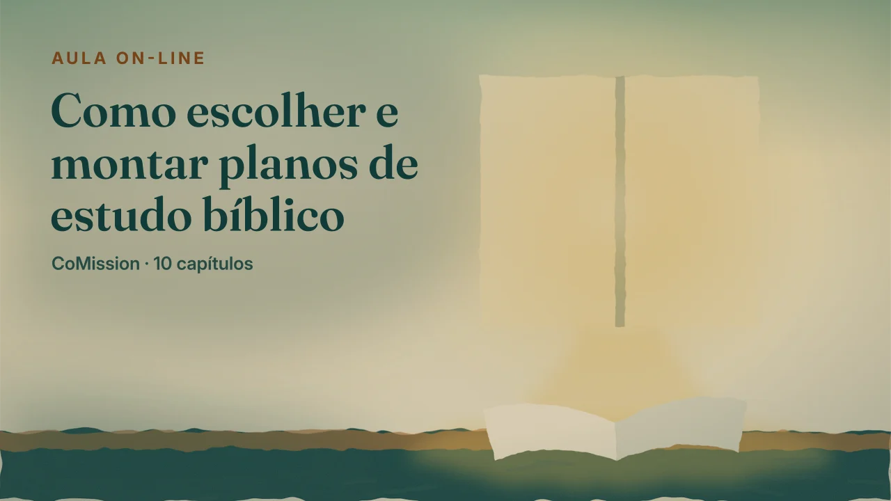 Capa: Como escolher e montar planos de estudo bíblico — uma Bíblia aberta no parapeito de uma janela, à luz do dia.