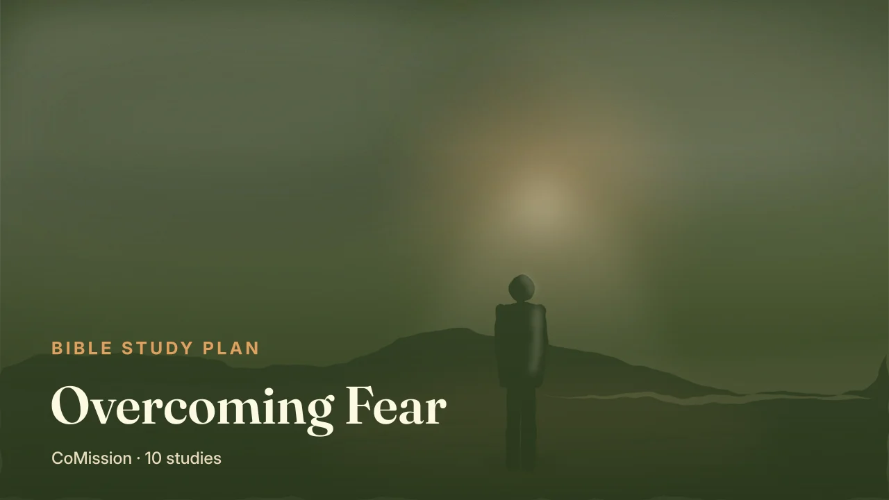 Overcoming Fear — a steady light on the water ahead of a small boat in the storm