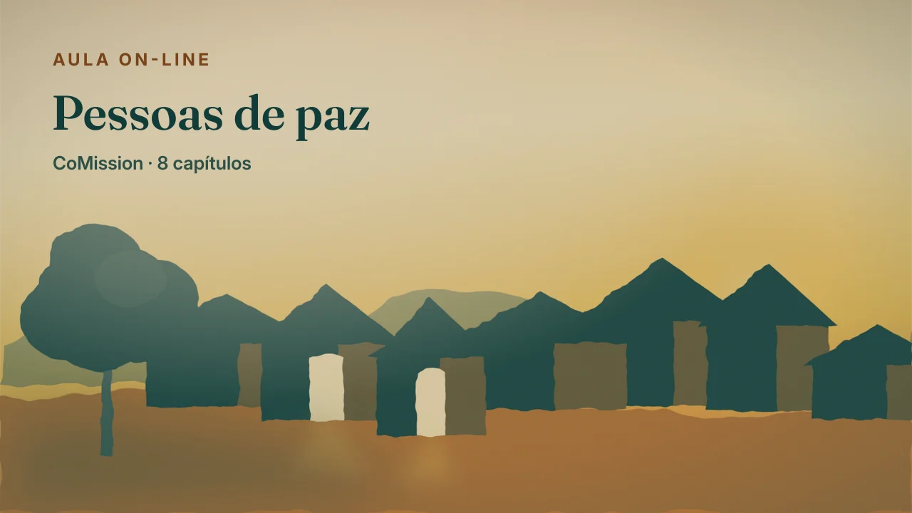 Capa: Pessoas de paz — janelas acesas espalhadas por uma cidade ao entardecer, os preparados já dentro de casas comuns.