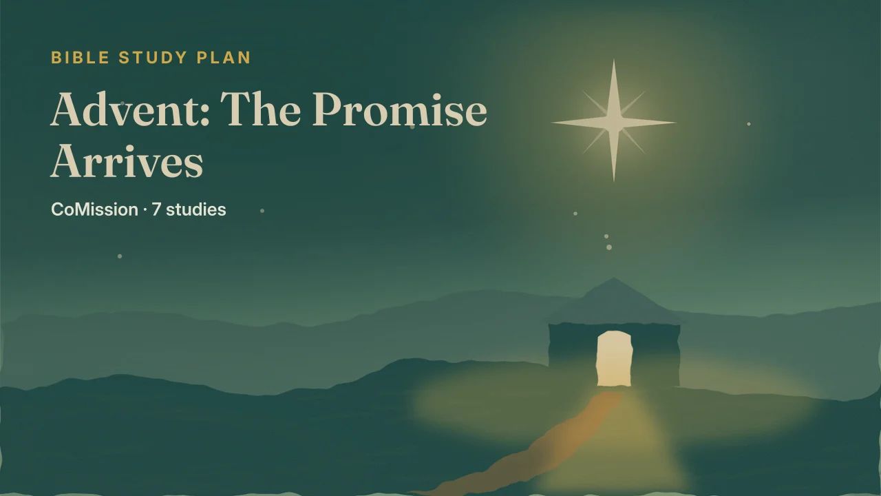Advent — one bright star over a small stable in the night