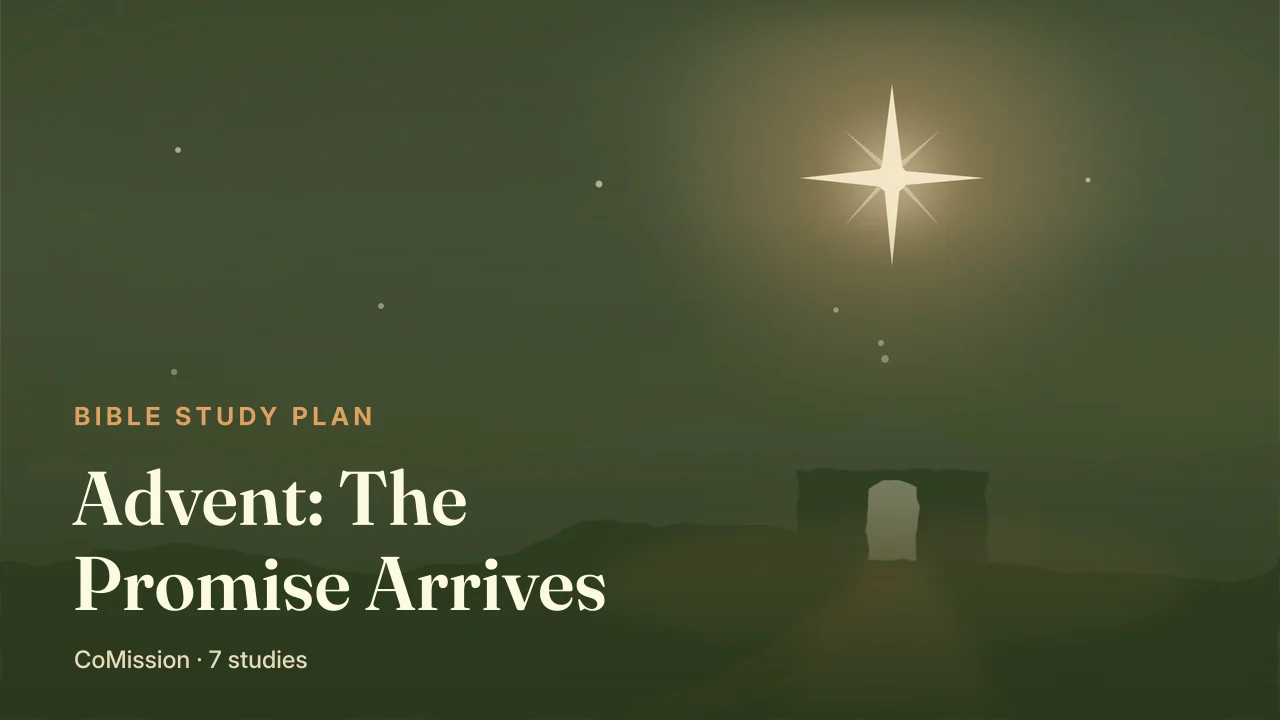 Advent — one bright star over a small stable in the night
