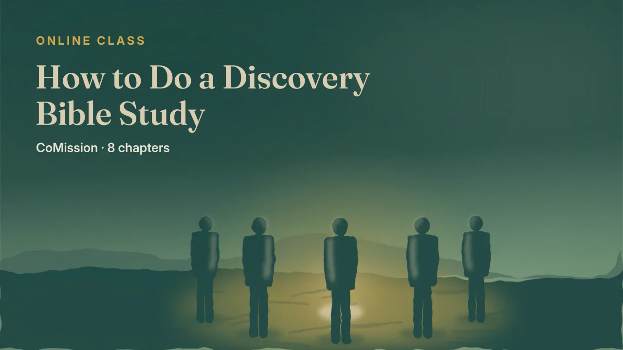 Cover: How to Do a Discovery Bible Study — one passage, three steps.