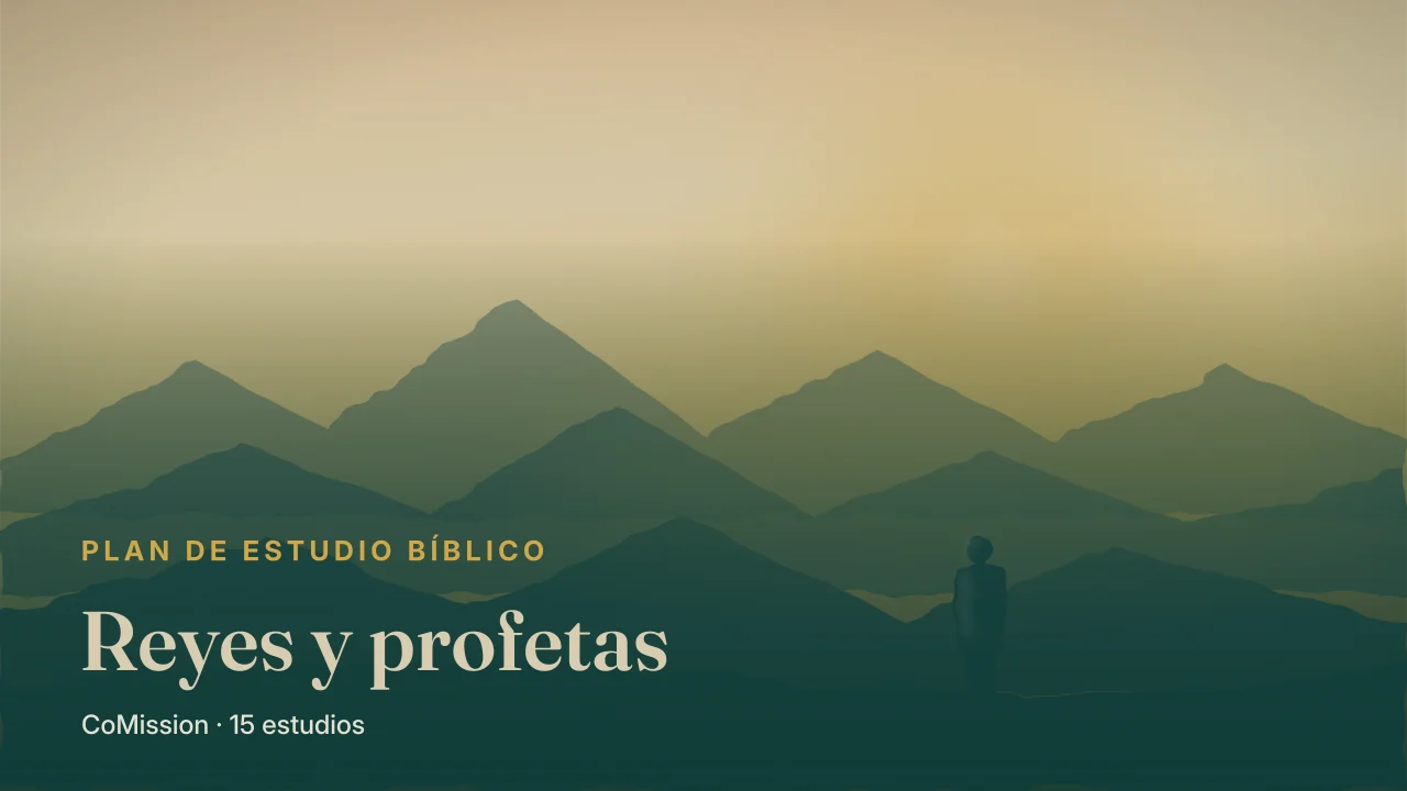 Reyes y profetas — una lámpara encendida en la oscuridad con personas alrededor