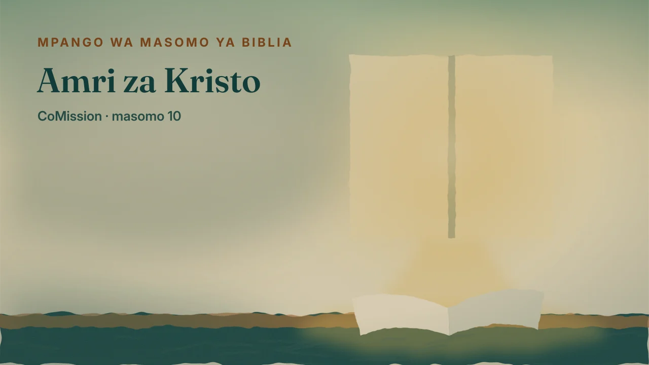 Jalada la “Amri za Kristo”