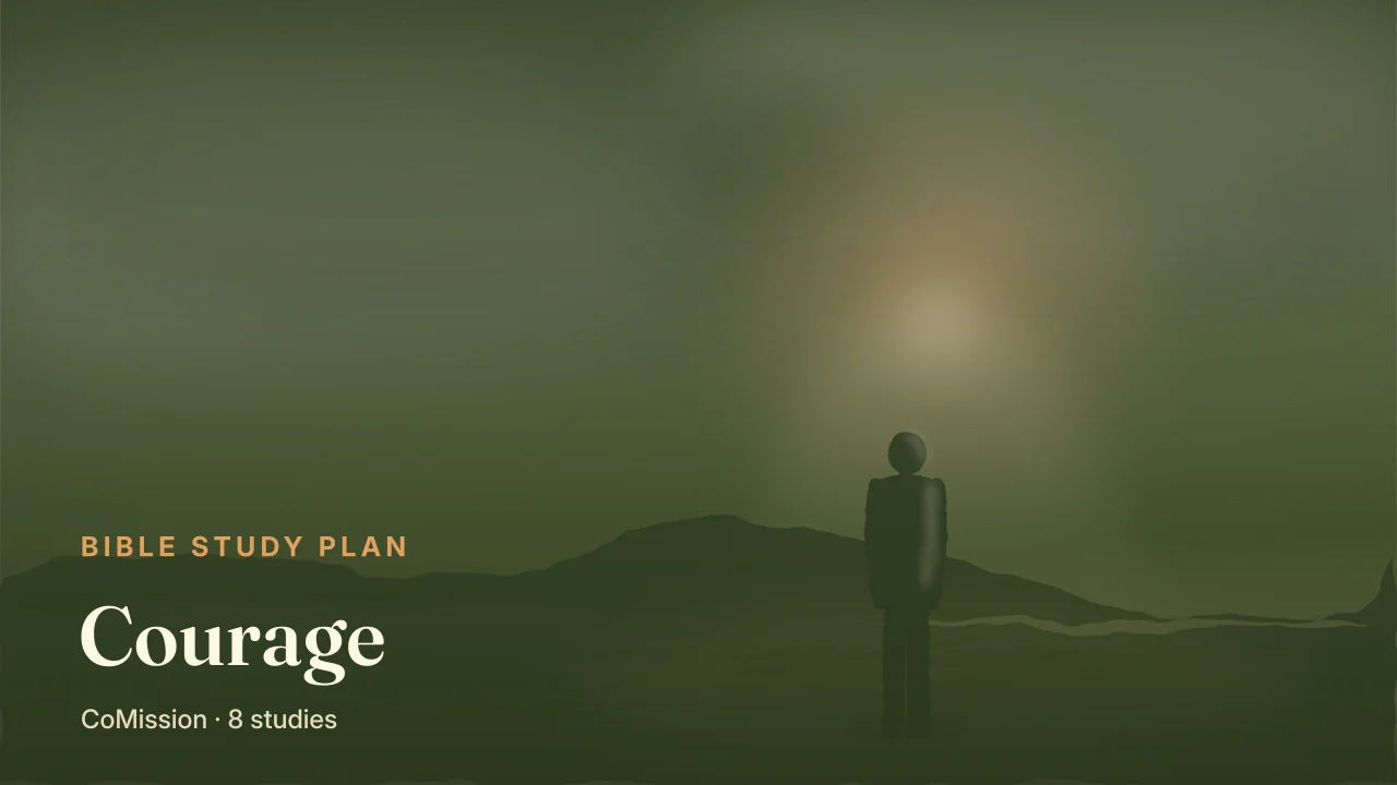 Courage — a small light standing before something far bigger, unafraid