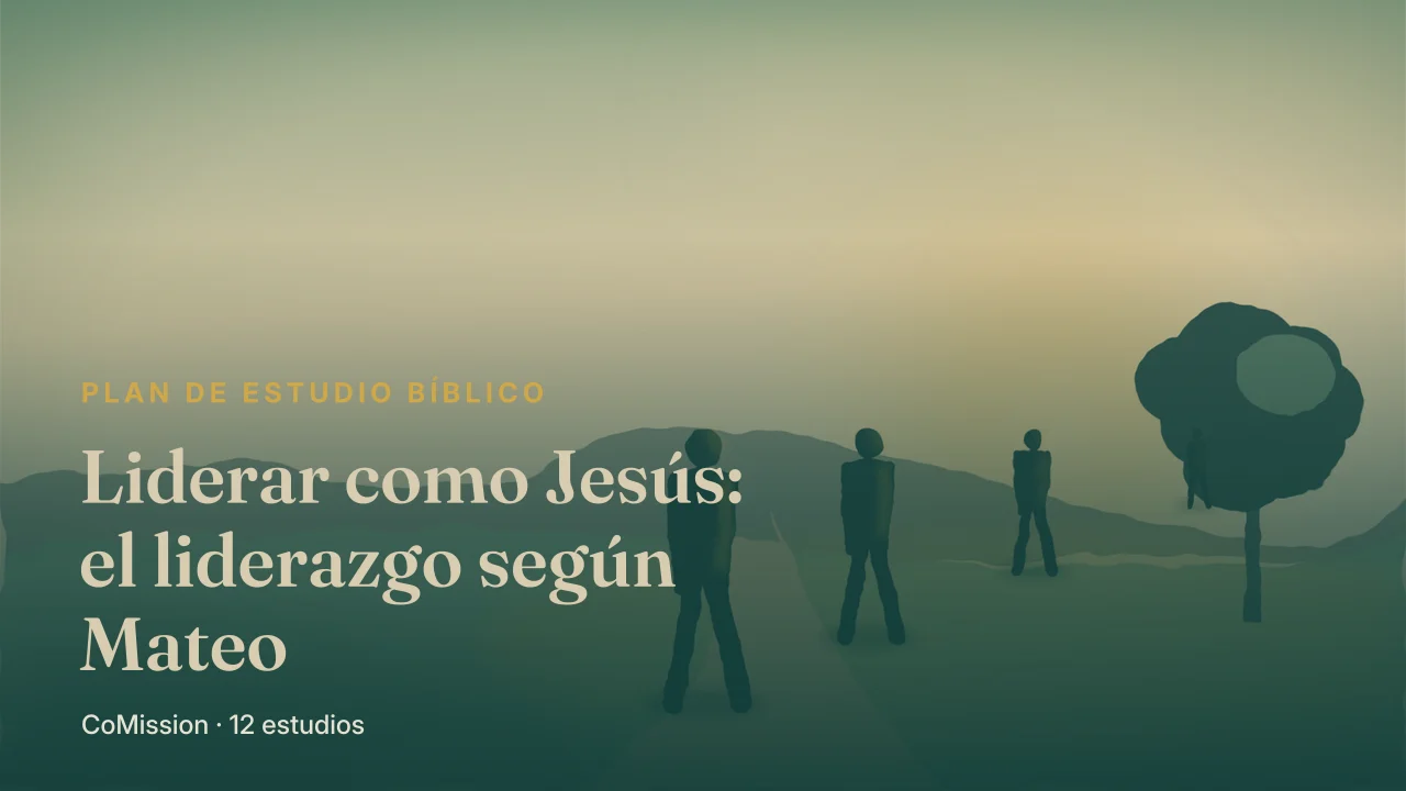 Liderar como Jesús — una toalla y una palangana bajo una luz que amanece