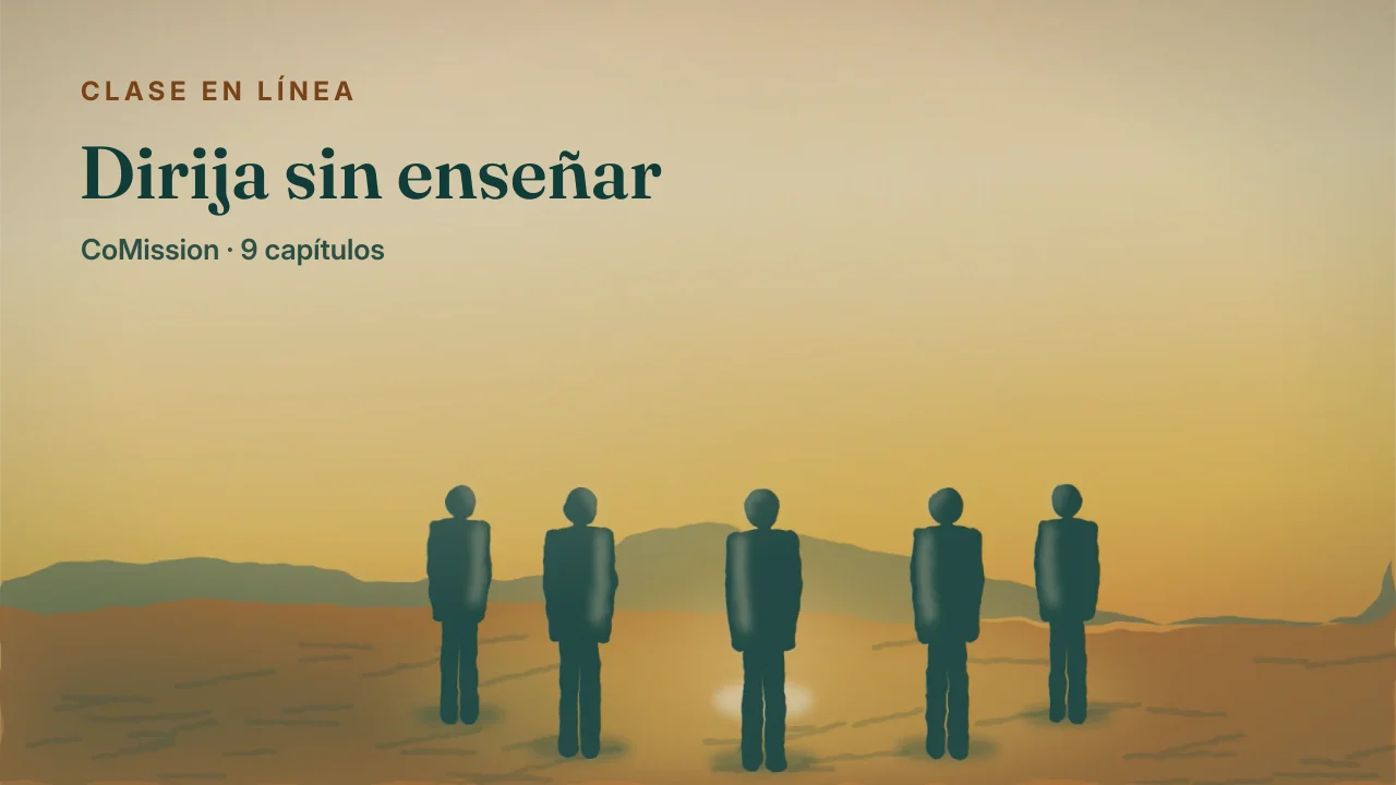 Portada: Dirija sin enseñar — los mejores casi no se notan.