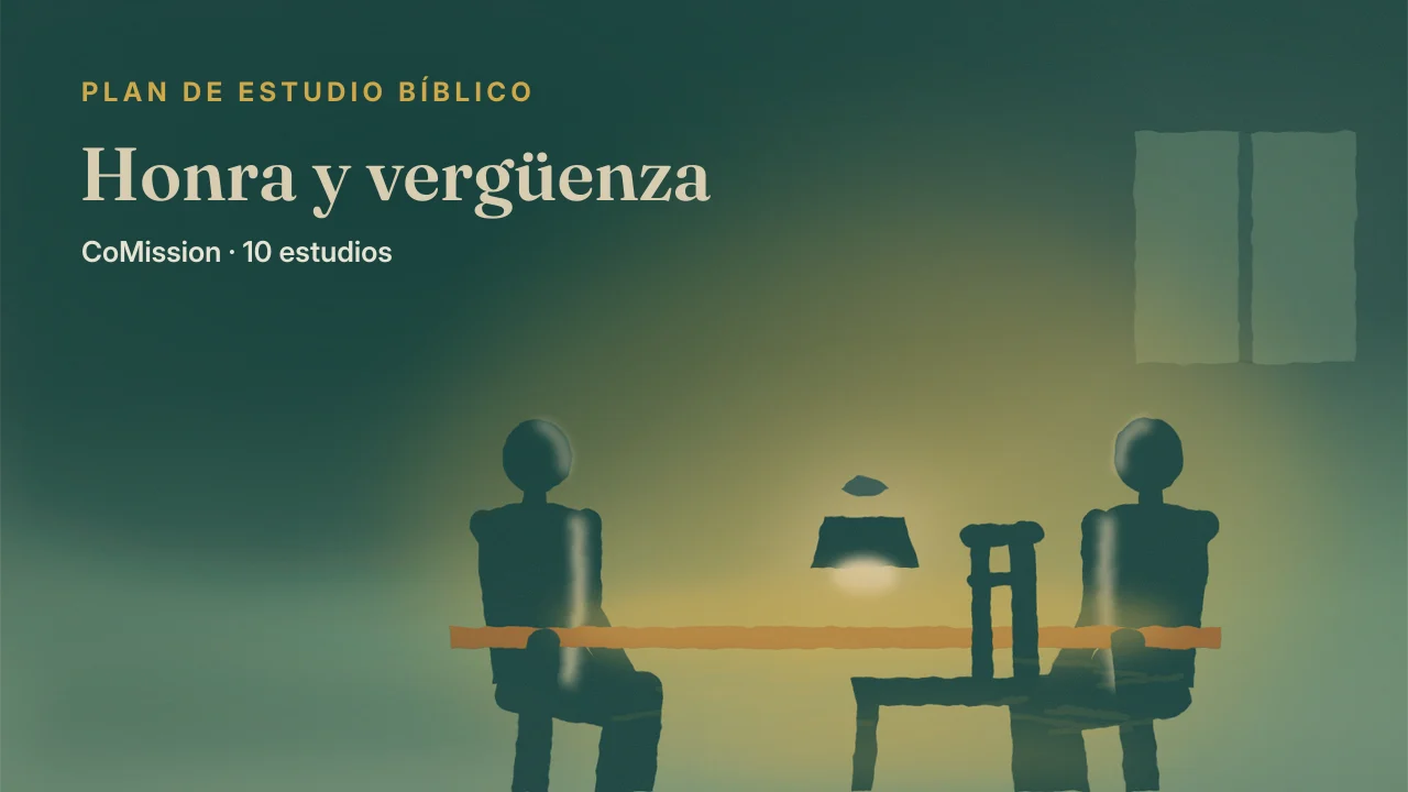 Honra y vergüenza — un manto de luz que desciende para cubrir a una figura inclinada