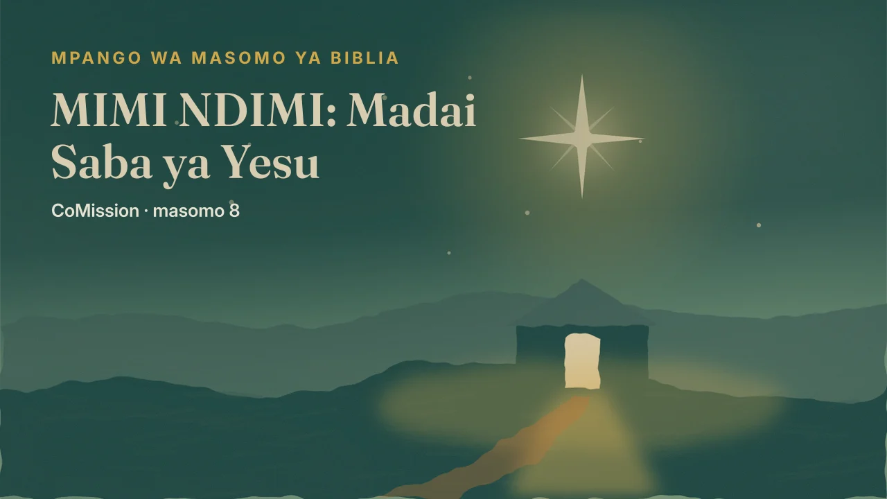 Jalada la “MIMI NDIMI: Madai Saba ya Yesu”