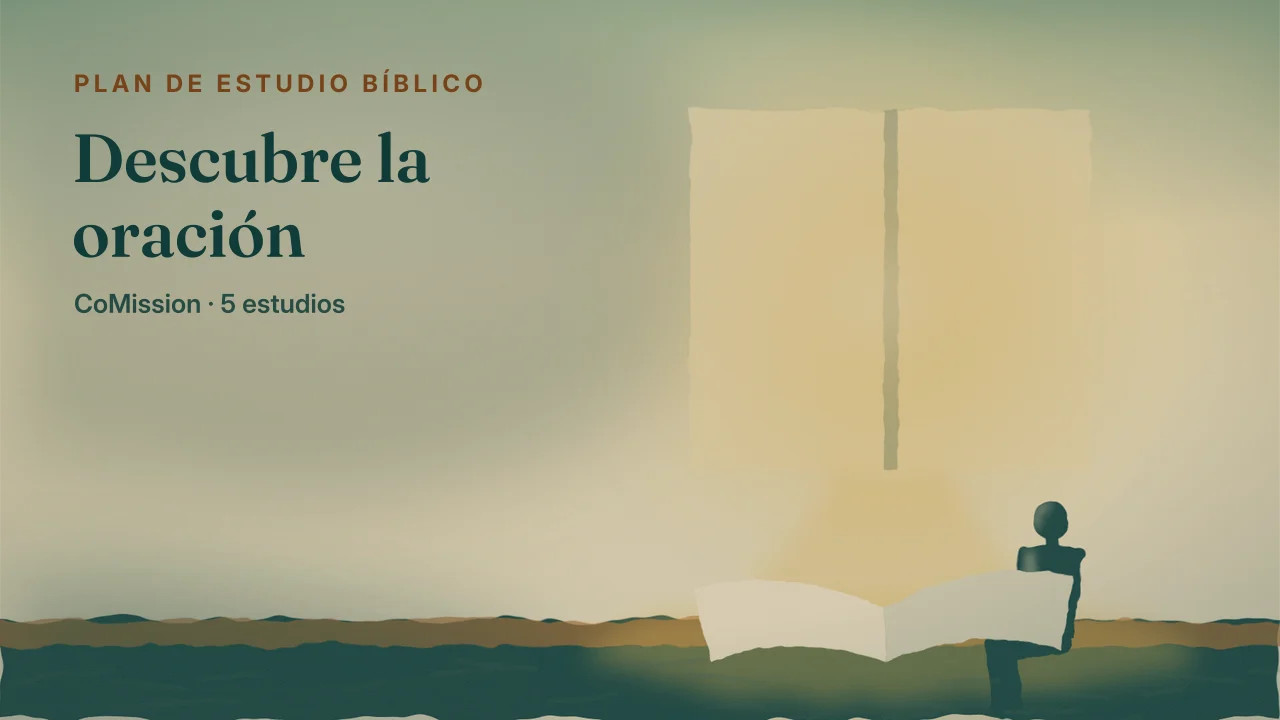 Portada de Descubre la oración — volutas que ascienden hacia la luz