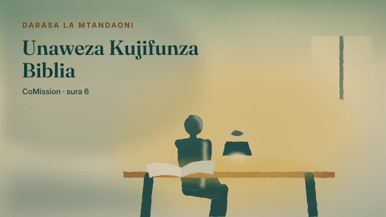 Jalada: Unaweza Kujifunza Biblia — hatua tatu, nawe tayari unajua jinsi ya kuzifanya.