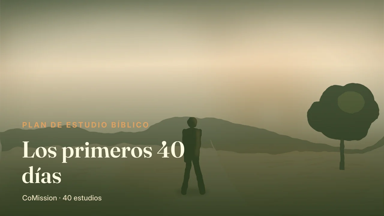 Portada de Los primeros 40 días — un brote joven que sube hacia la luz