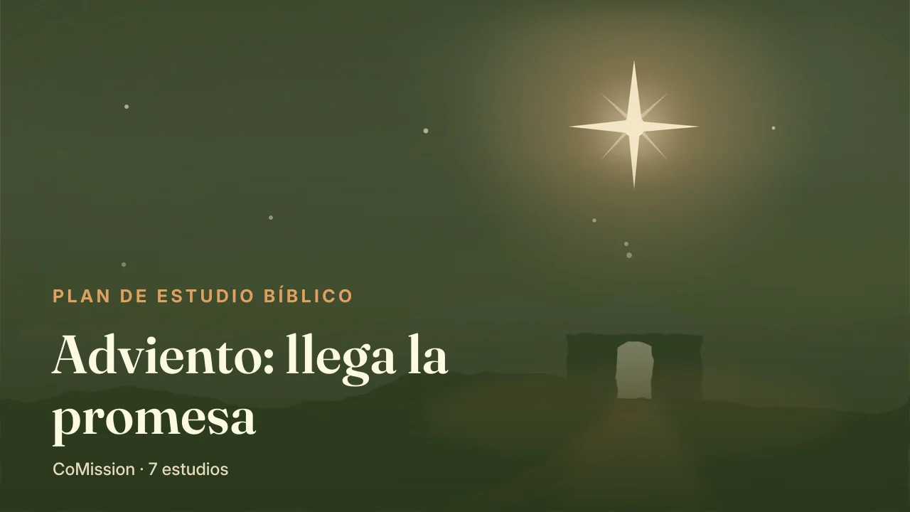 Adviento — una estrella brillante sobre un establo pequeño en la noche