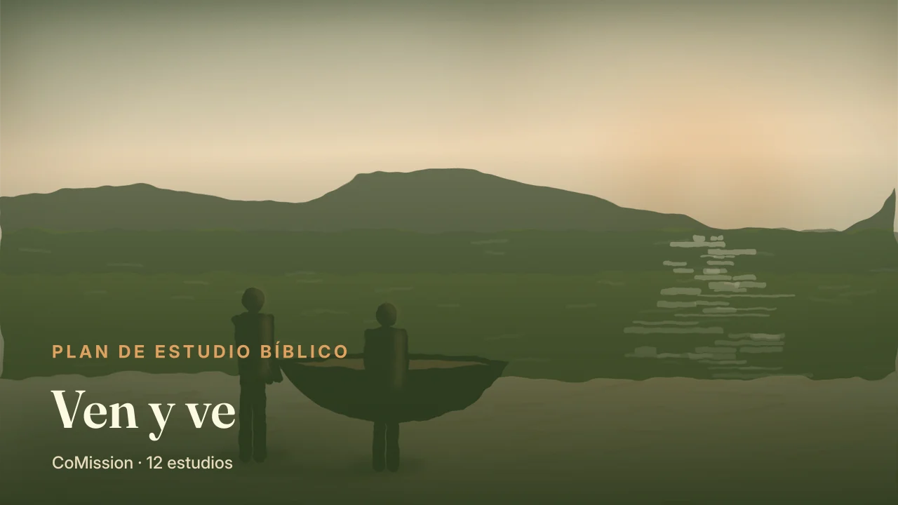 Portada de Ven y ve — ondas en el agua que suben hacia la luz