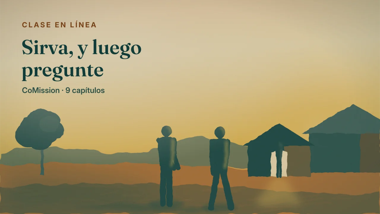 Portada: Sirva, y luego pregunte — de servir a la comunidad a abrir la Biblia.