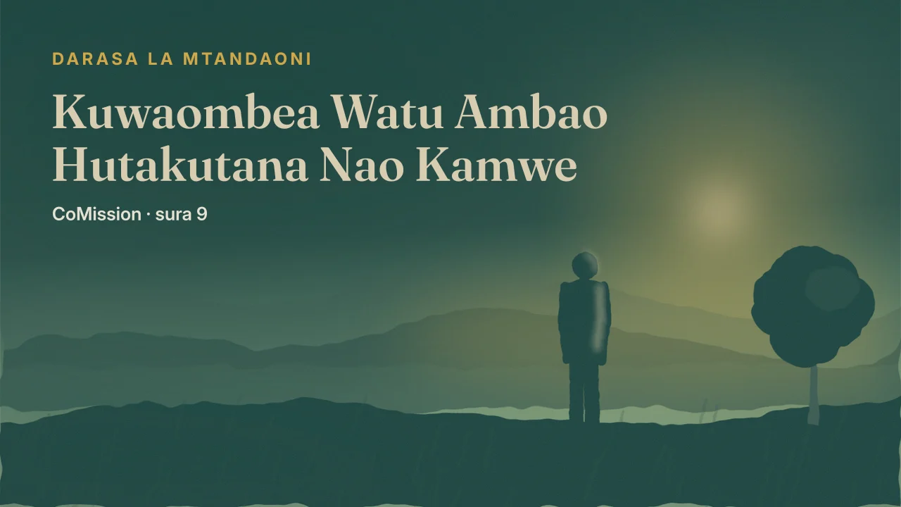 Jalada: Kuwaombea Watu Ambao Hutakutana Nao Kamwe — sala yako inafungua mlango.