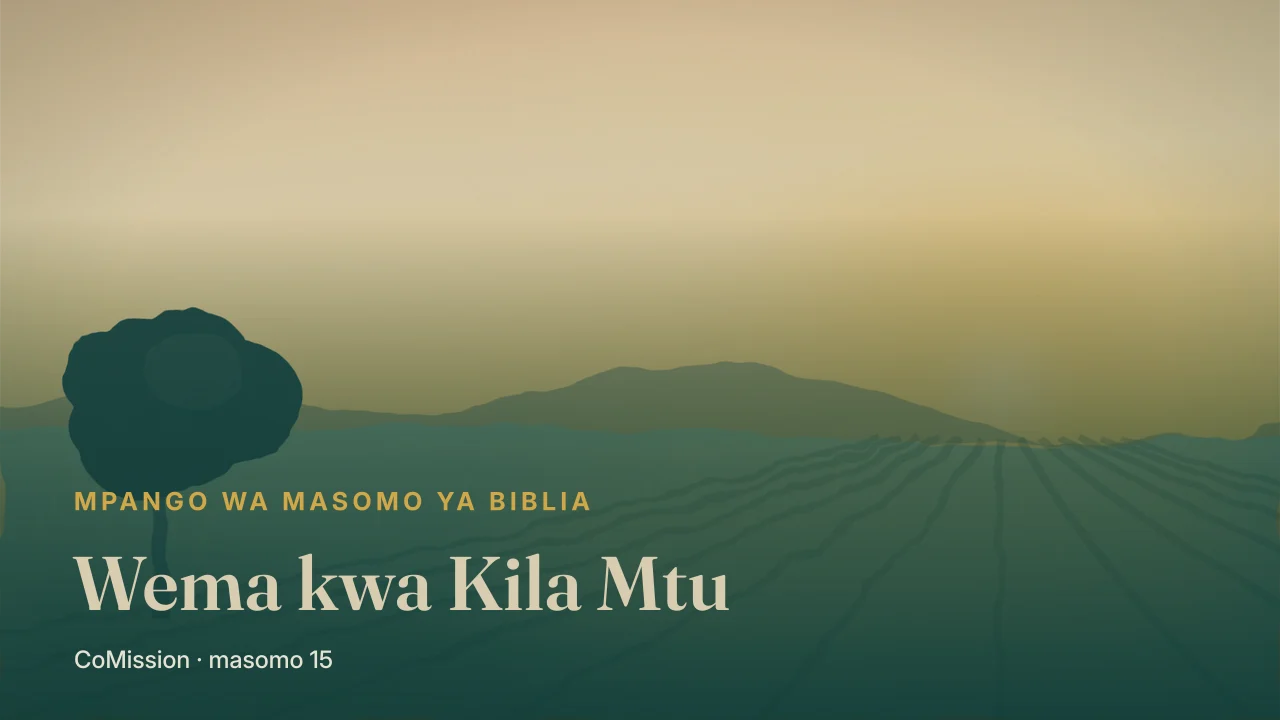 Jalada la “Wema kwa Kila Mtu”