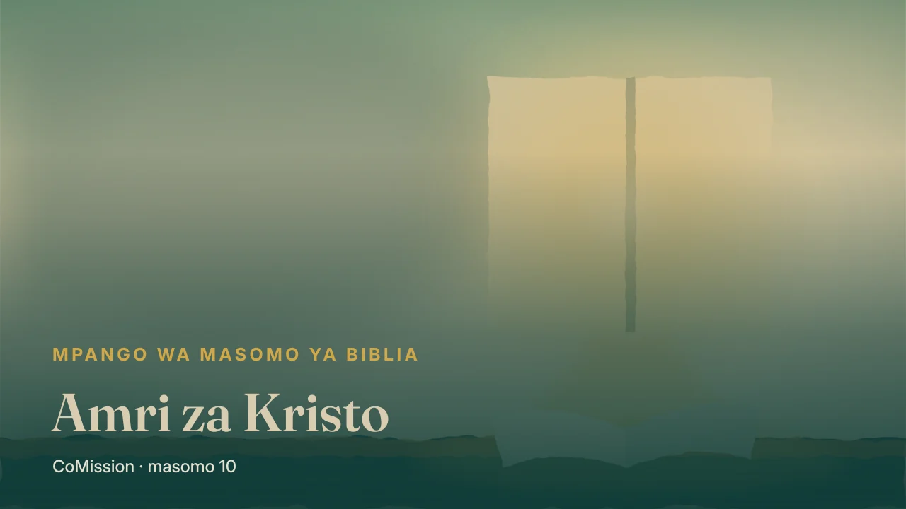 Jalada la “Amri za Kristo”