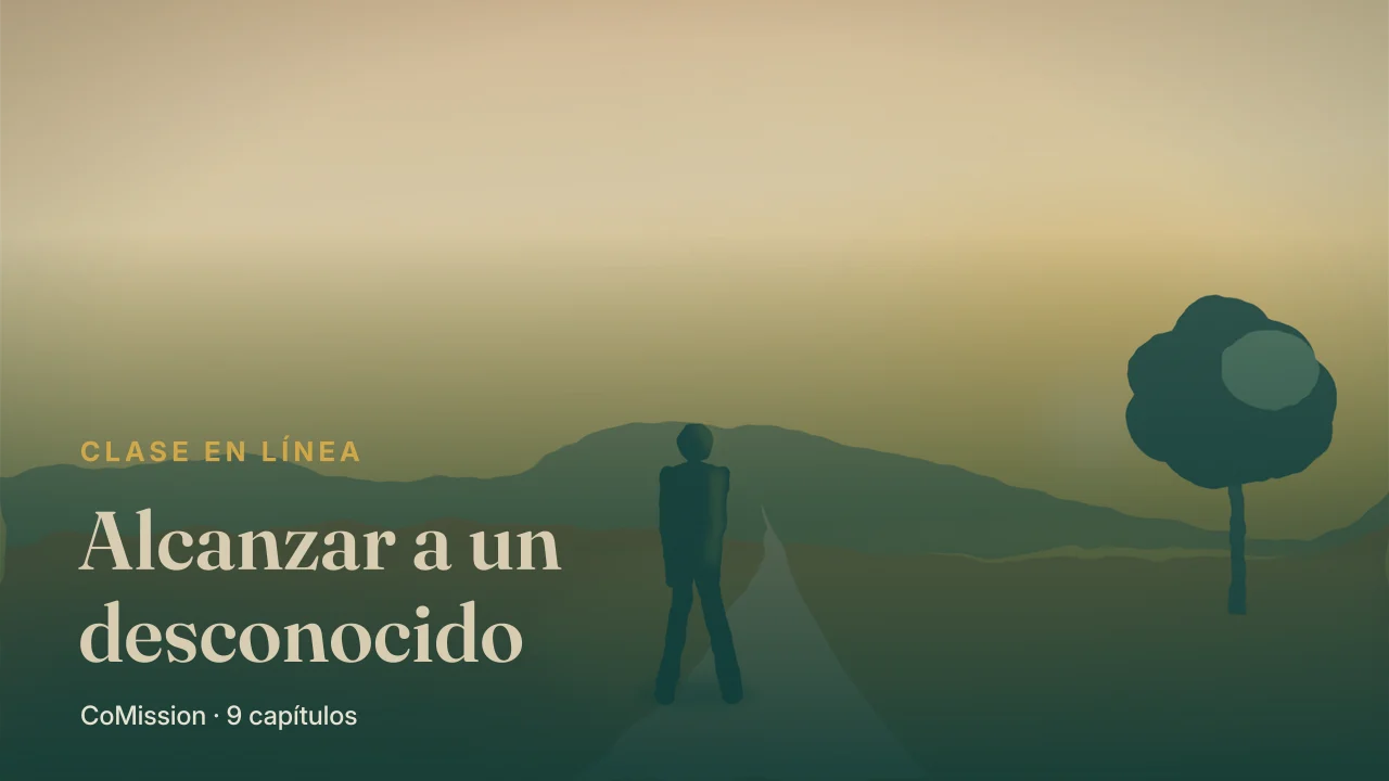Portada: Alcanzar a un desconocido — un nombre, un número, una Biblia abierta.