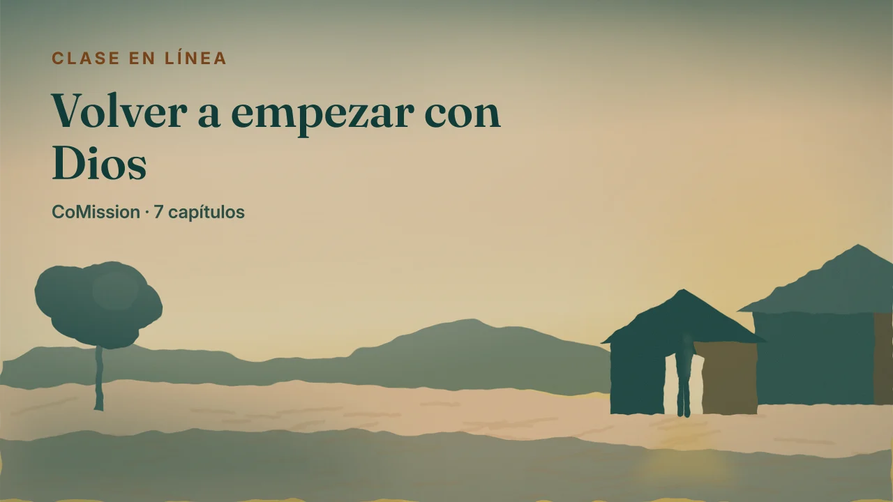 Portada: Volver a empezar con Dios — primera luz sobre una puerta abierta, y un padre parado en ella mirando el camino.