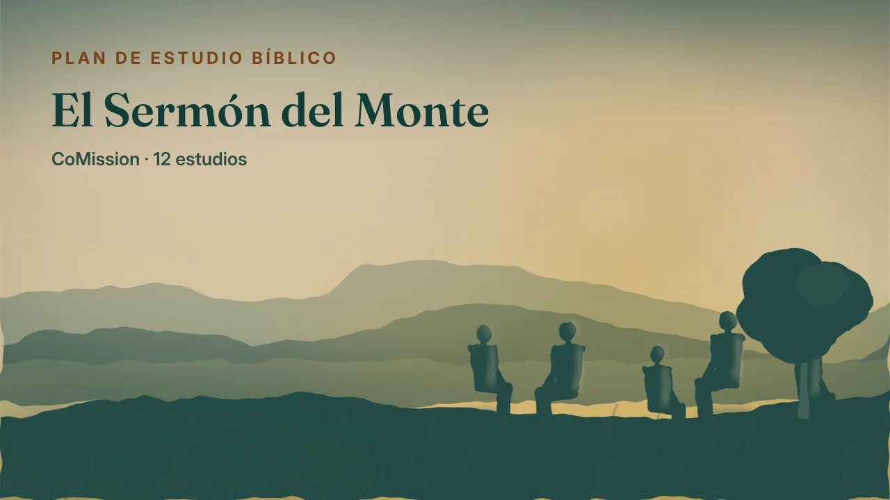 El Sermón del Monte — un sendero que sube la ladera hacia una casa que permanece
