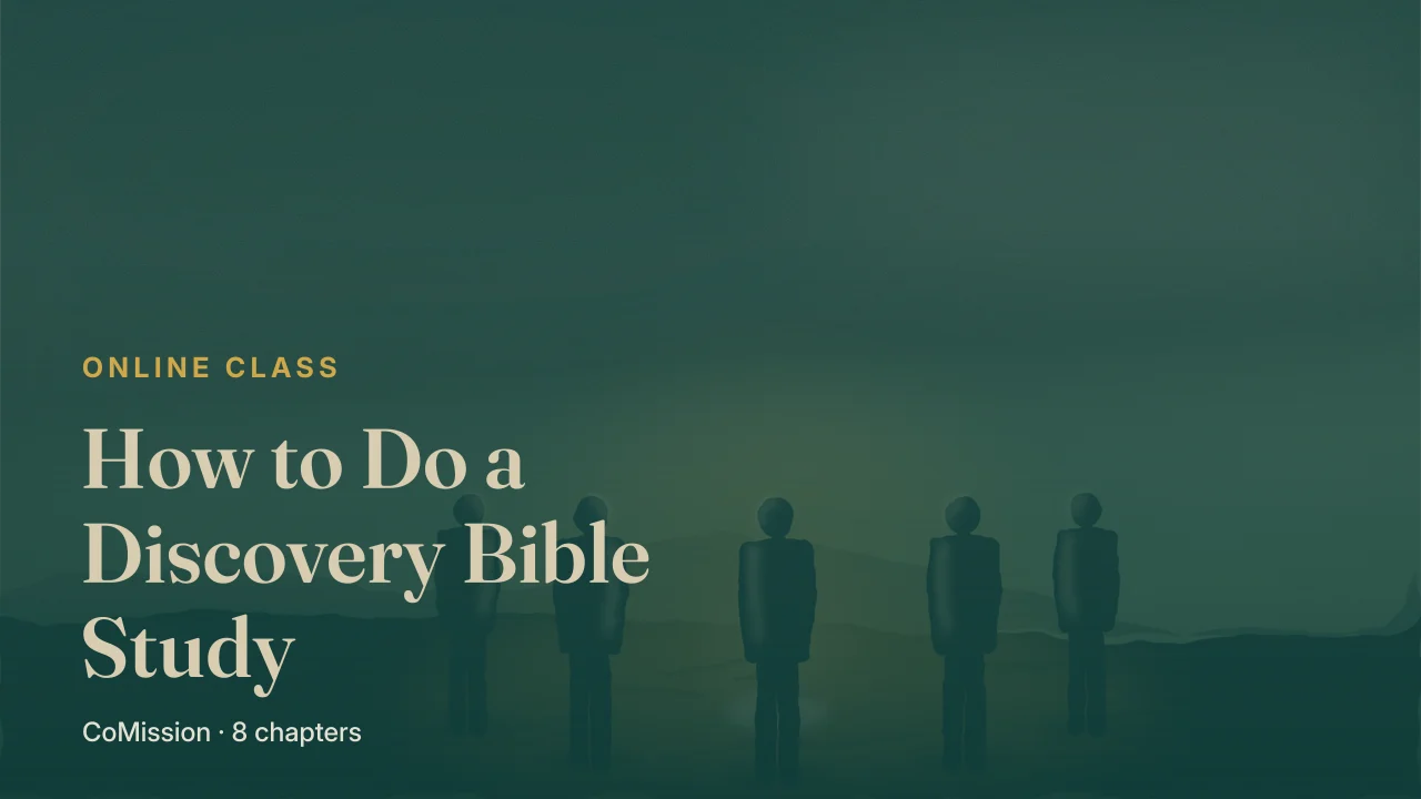Cover: How to Do a Discovery Bible Study — one passage, three steps.