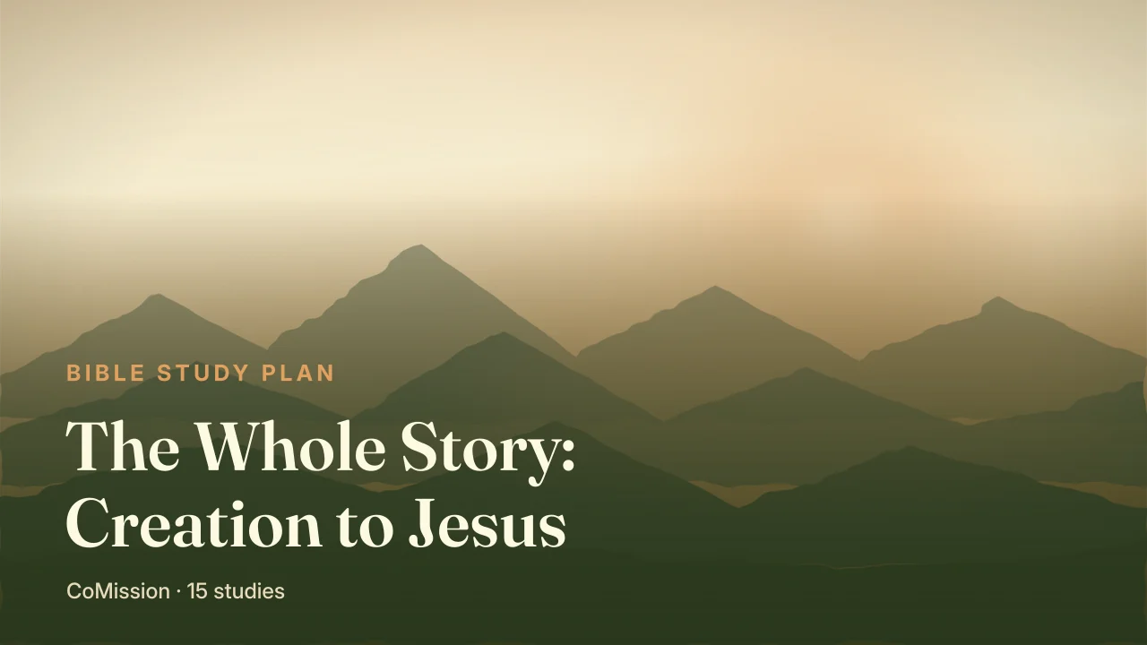 The Whole Story cover — a star rising across the horizon to a sun and cross
