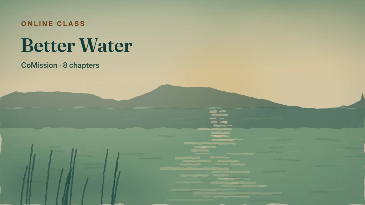 Cover: Better Water — a testimony you can remember and say to anyone.