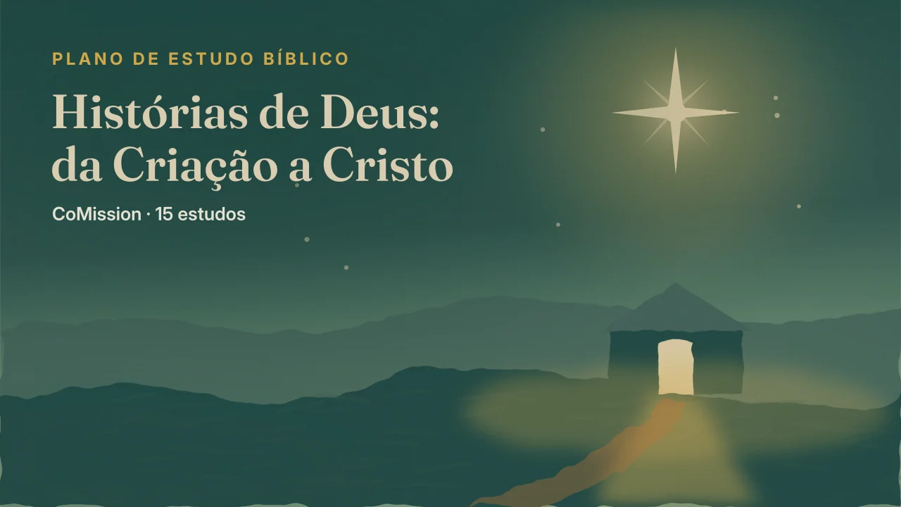 Capa de Histórias de Deus: da Criação a Cristo