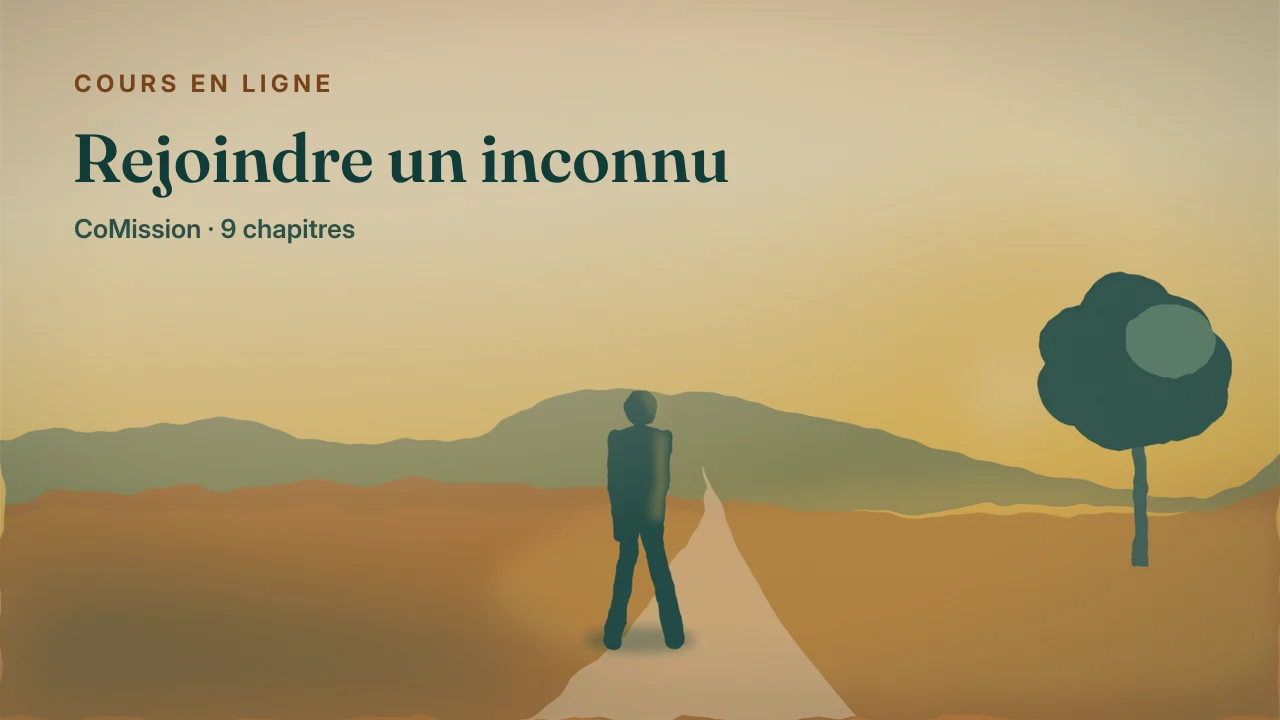 Couverture : Rejoindre un inconnu — un prénom, un numéro et une Bible ouverte.