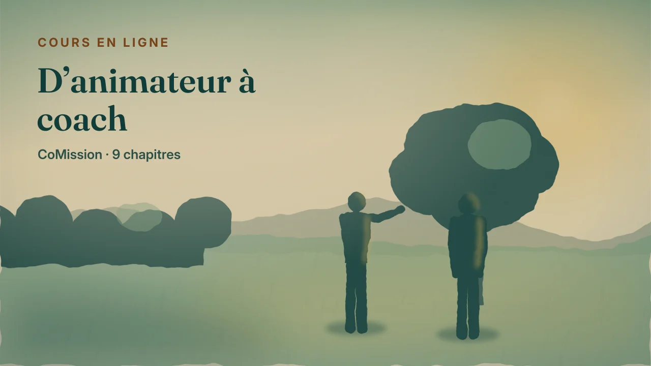 Couverture : D’animateur à coach — des responsables libérés, pas des groupes conduits.