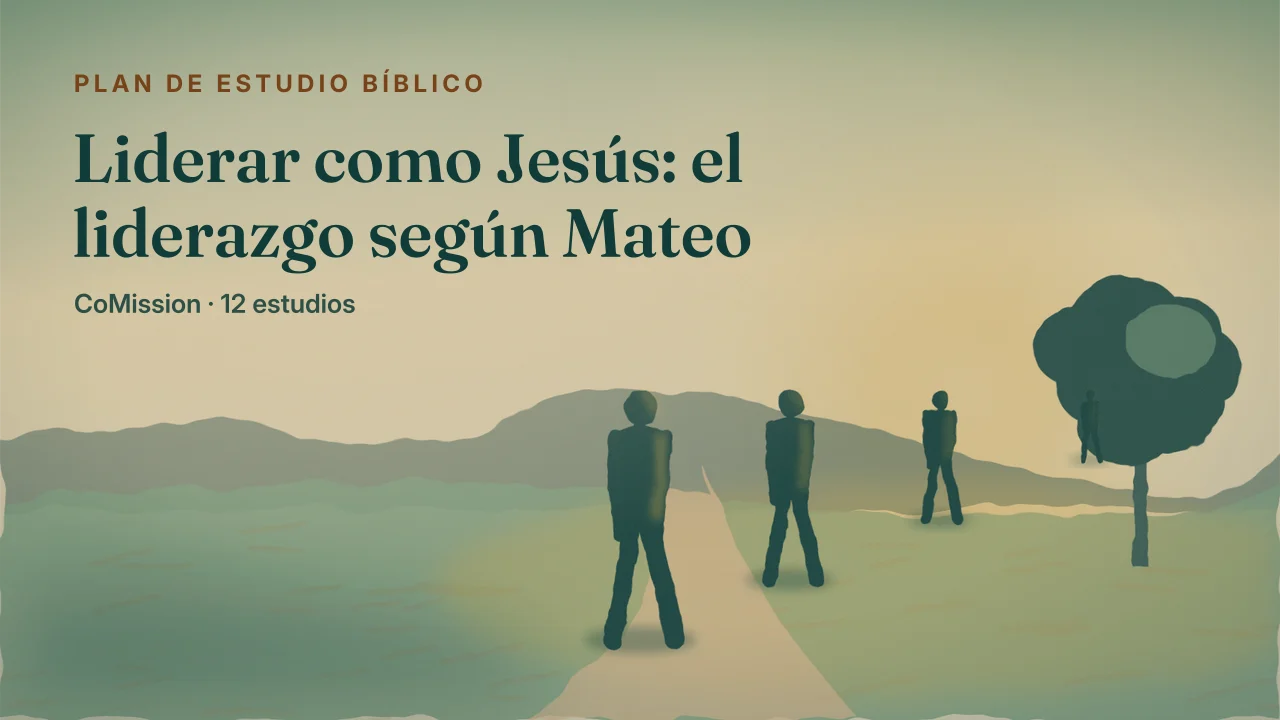 Liderar como Jesús — una toalla y una palangana bajo una luz que amanece
