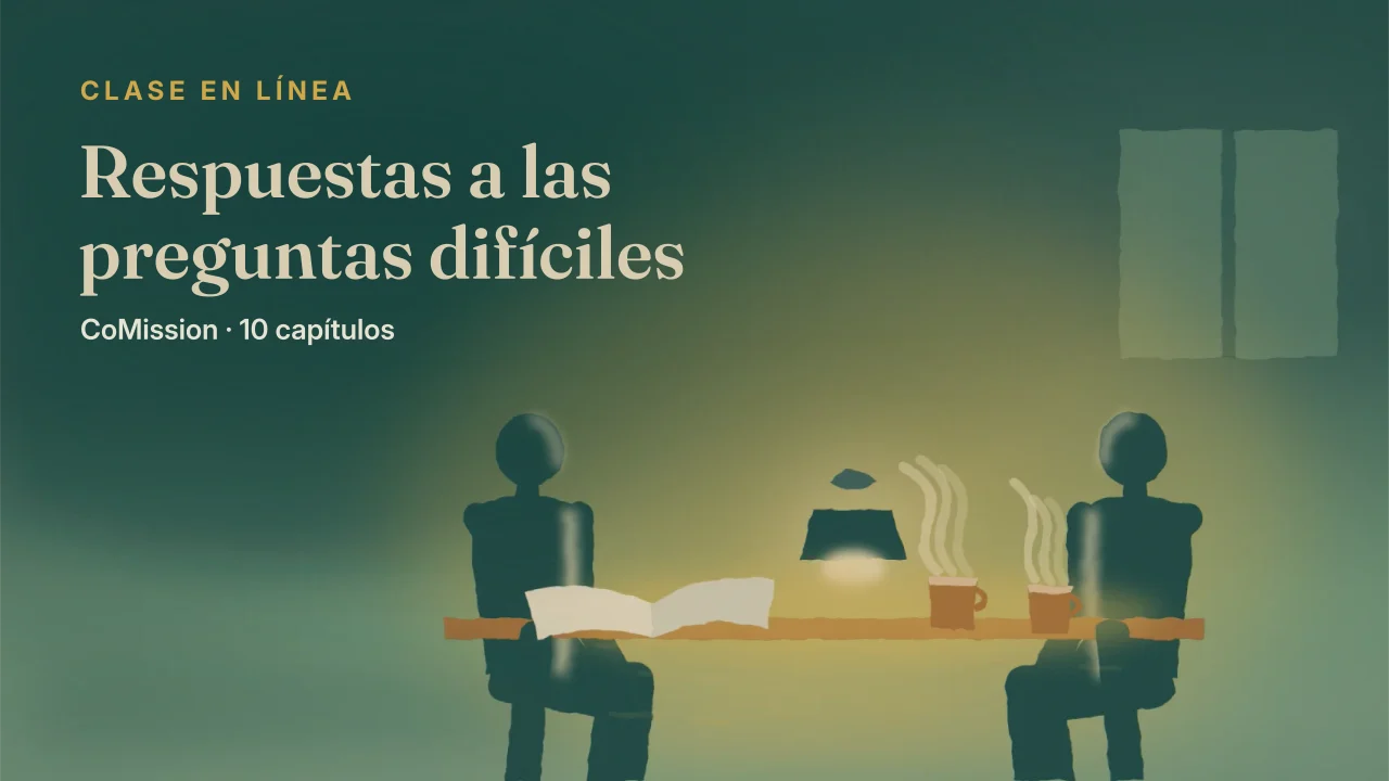 Portada: Respuestas a las preguntas difíciles — admita lo cierto, responda lo que no lo es.