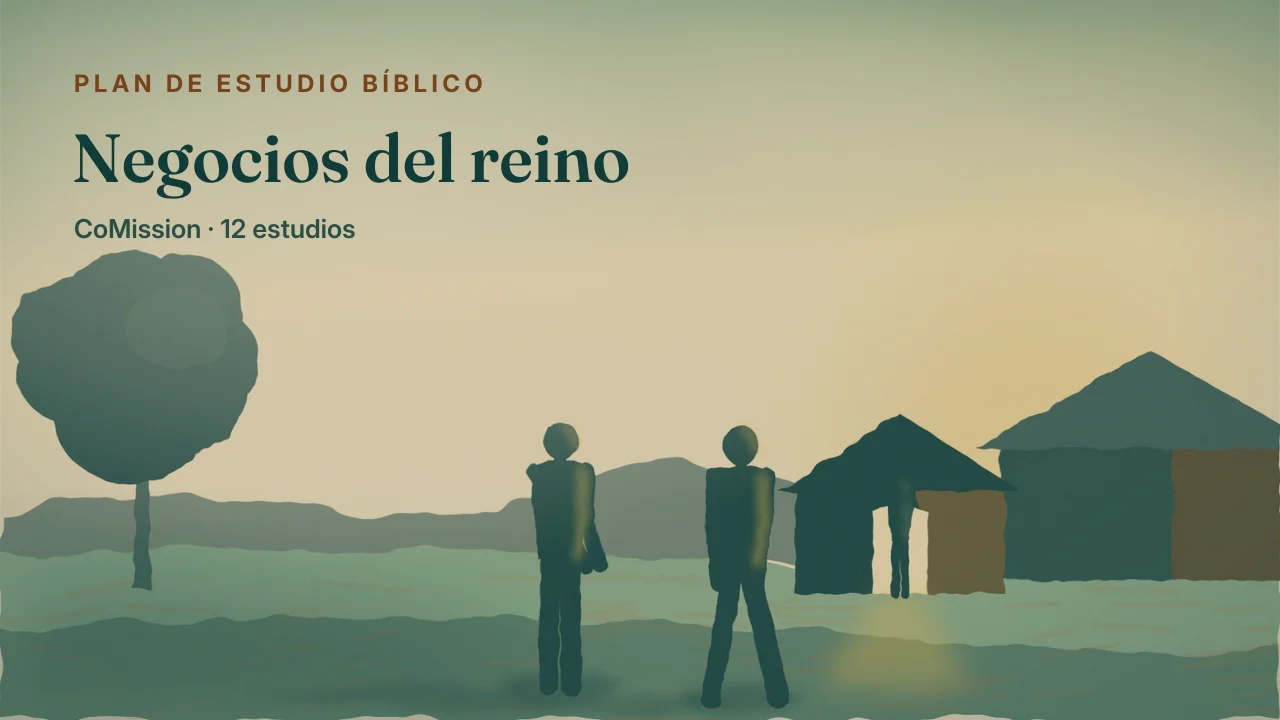 Negocios del reino — una puerta abierta a plena luz del día, con gente acercándose