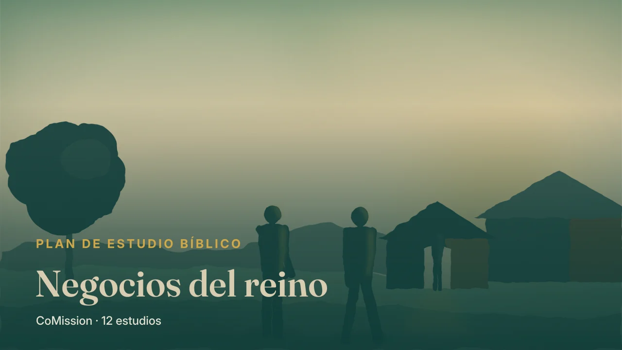 Negocios del reino — una puerta abierta a plena luz del día, con gente acercándose