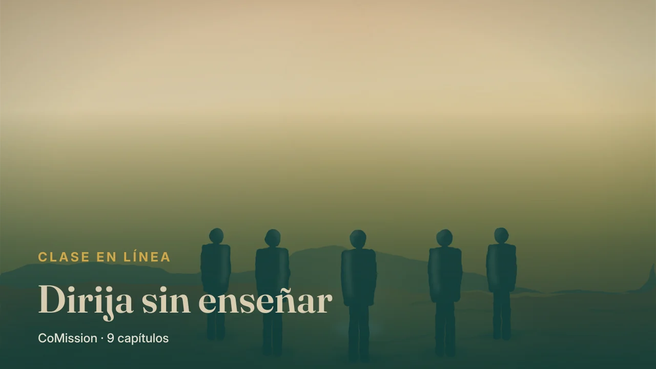 Portada: Dirija sin enseñar — los mejores casi no se notan.