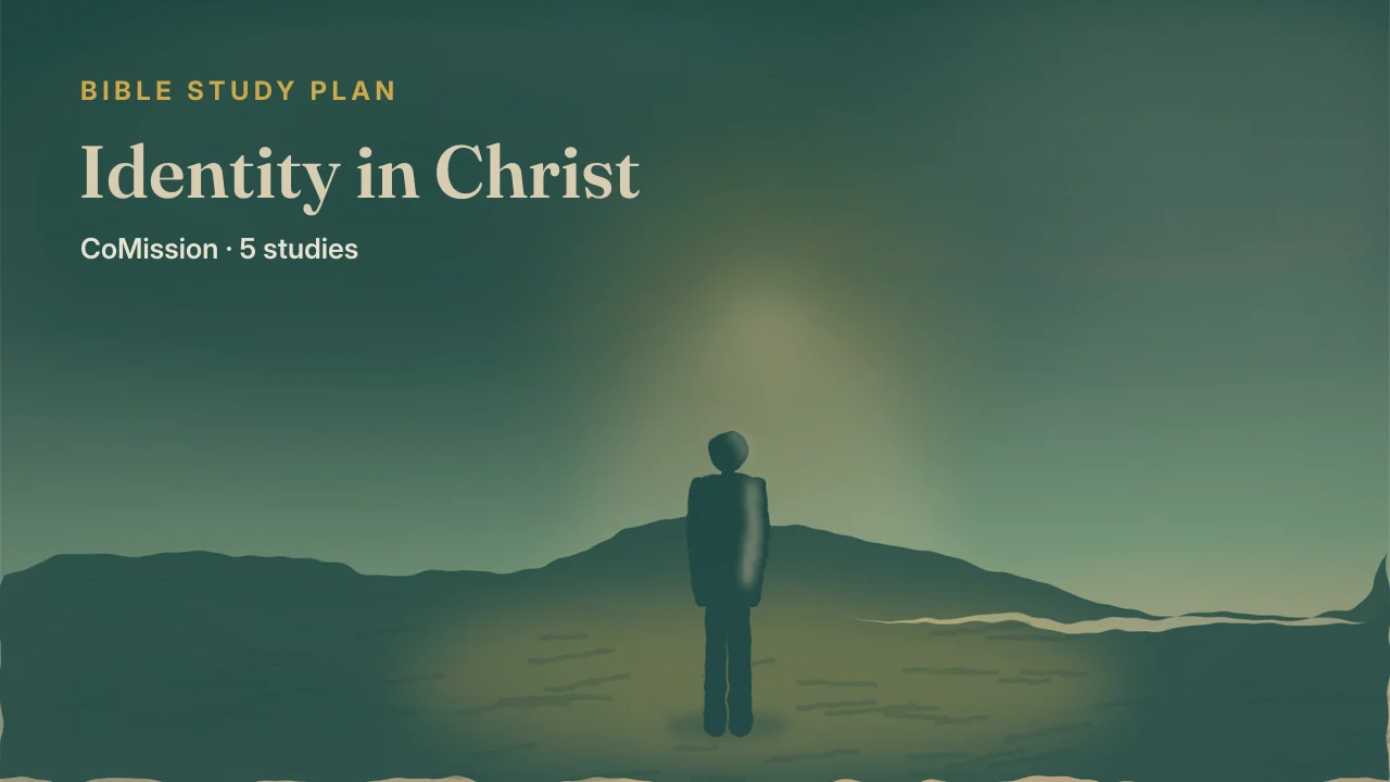 Identity in Christ — figures gathered around one light at first light