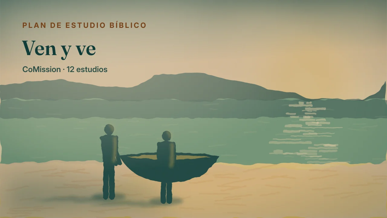 Portada de Ven y ve — ondas en el agua que suben hacia la luz