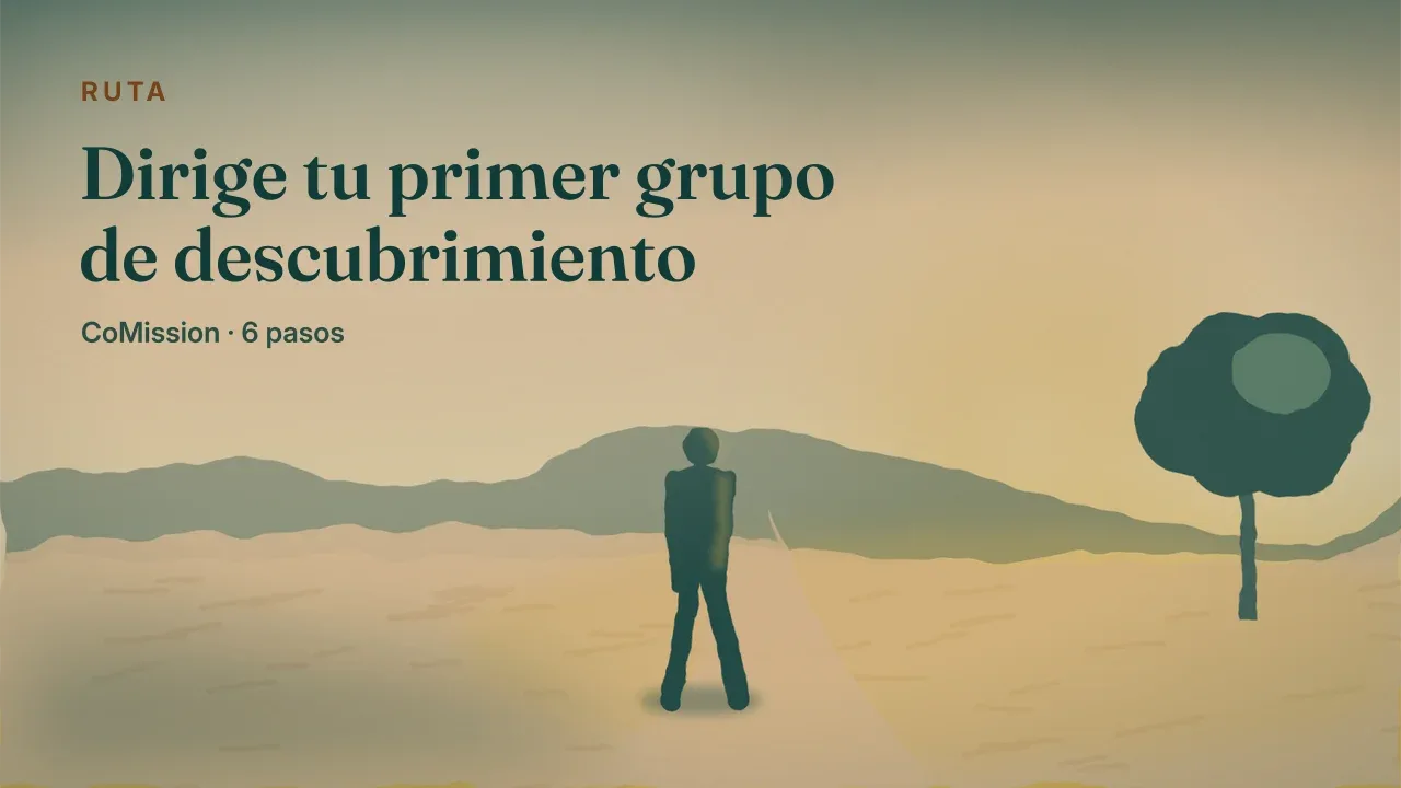 Dirige tu primer grupo de descubrimiento — una persona emprende el camino con la primera luz